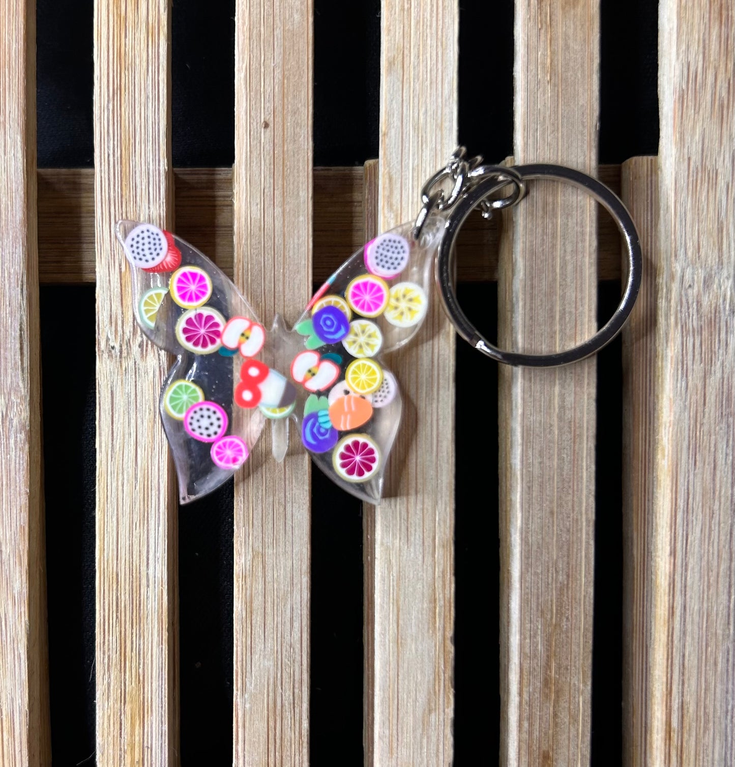 Porte clés papillons